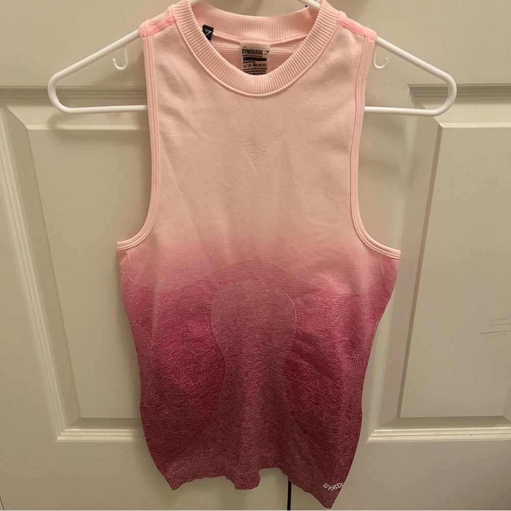 Gymshark Pink Ombre Sleeveless Top